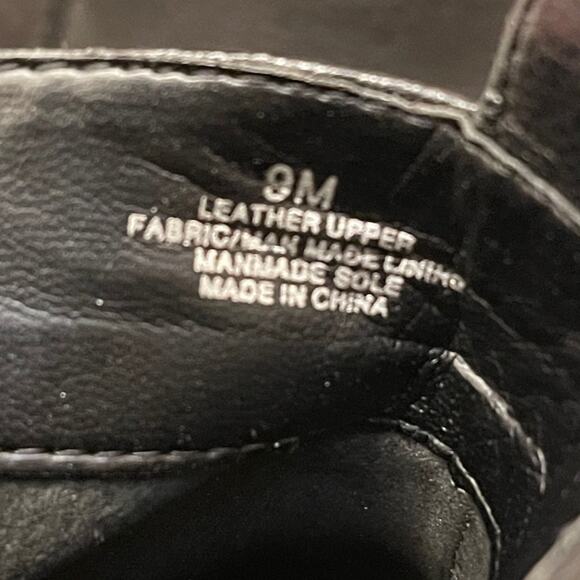 Alex Marie black leather boots Sz 9 - Picture 6 of 10